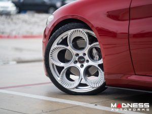 Alfa Romeo Giulia Custom Wheels - set of 4 - KuhlFX - Forged - Gloss Silver 